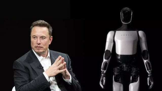 Tesla CEO, Elon Musk and Tesla's Humanoid Robot, Optimus